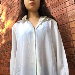 Women's White Button-Down Shirt (Like New)